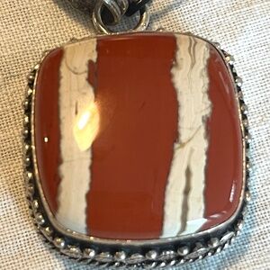Jasper/Sterling Pendant